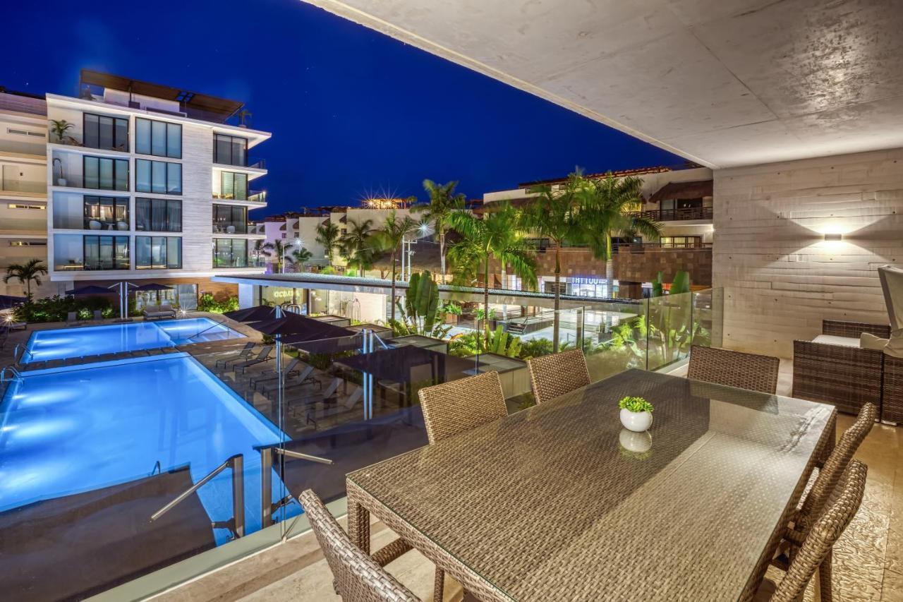 Astonishing Condo With Balcony In A Private Complex With Pool And Gym Playa del Carmen Bagian luar foto